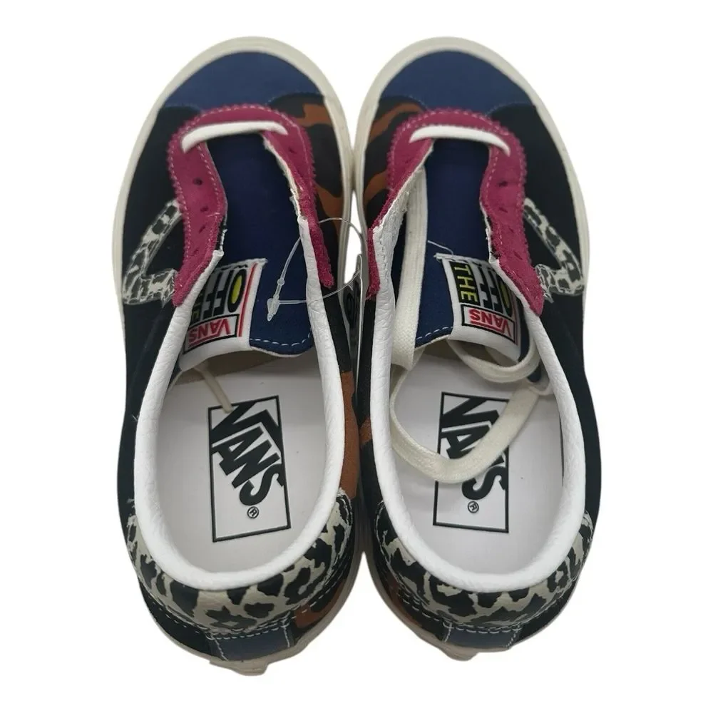 Vans Style 73 DX Animal Mix Shoes Women's Size 6 Black-Blue-Red Sneakers‎